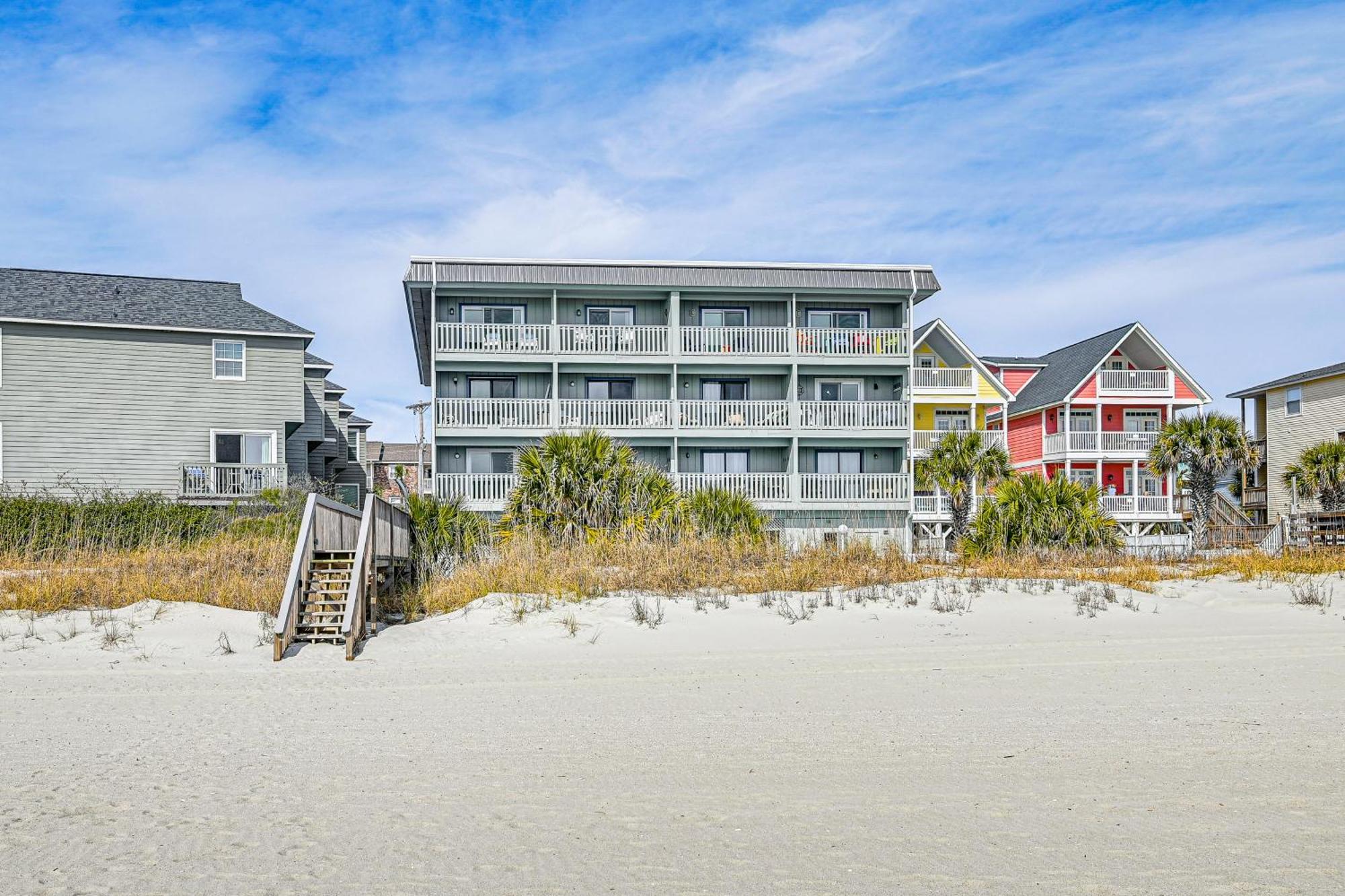 On-The-Beach Escape Oceanfront In Surfside! Myrtle Beach Buitenkant foto