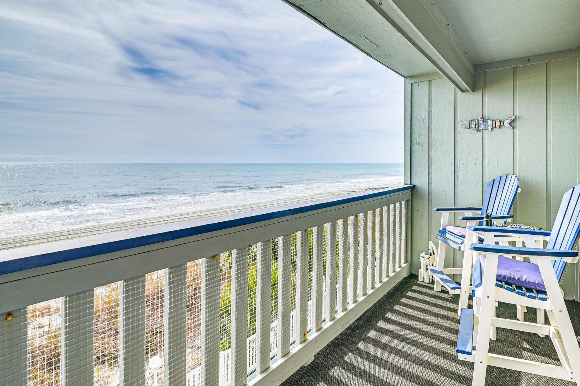 On-The-Beach Escape Oceanfront In Surfside! Myrtle Beach Buitenkant foto