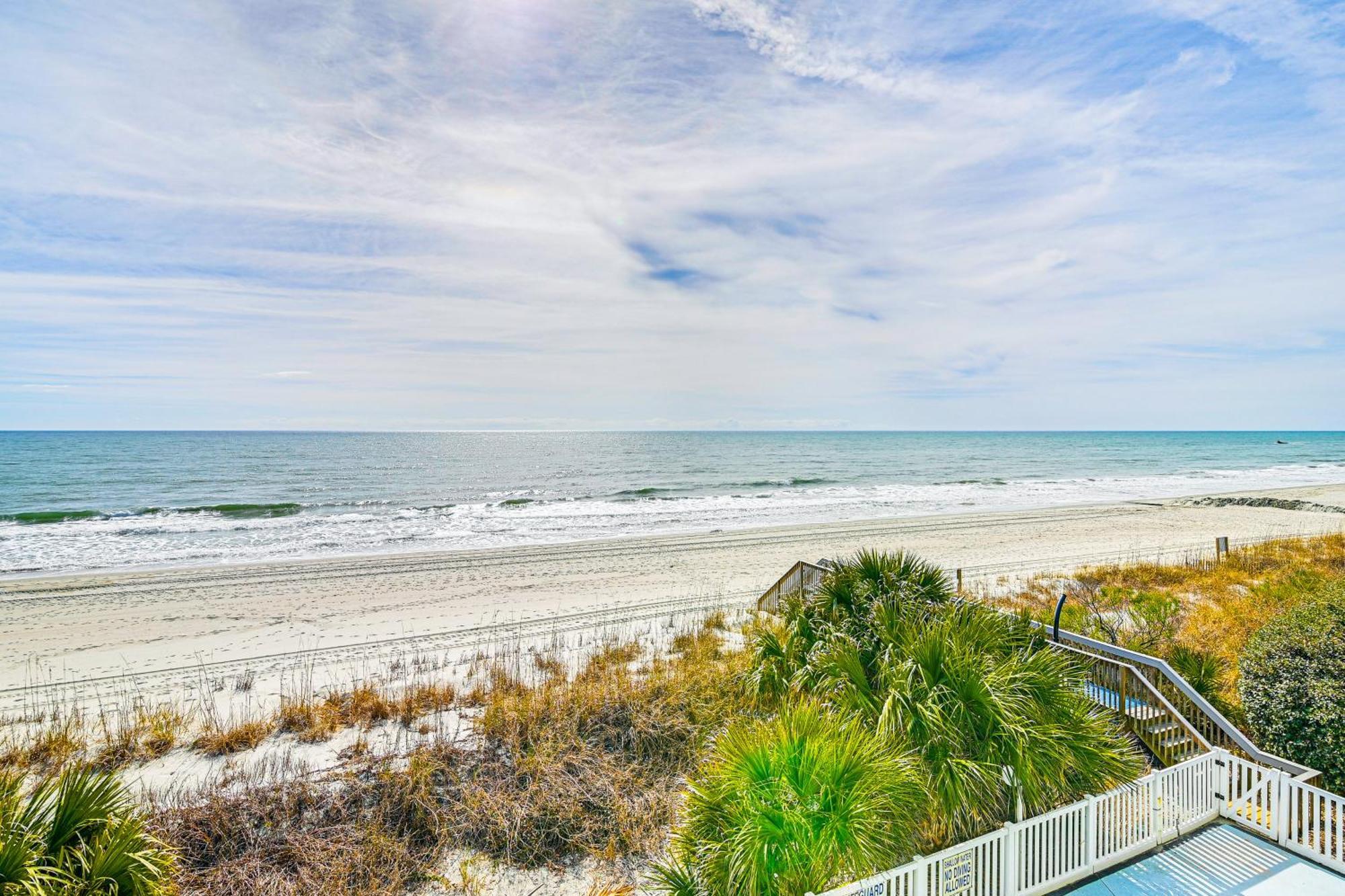 On-The-Beach Escape Oceanfront In Surfside! Myrtle Beach Buitenkant foto